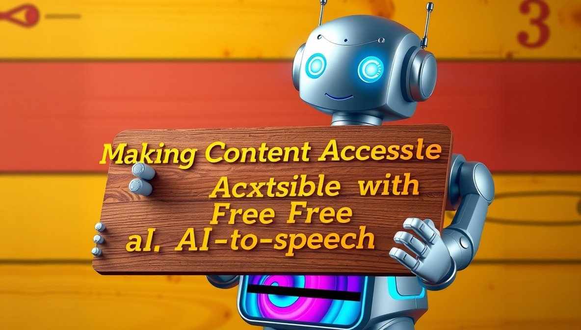 Making Content Accessible with Free AI Text-to-Speech